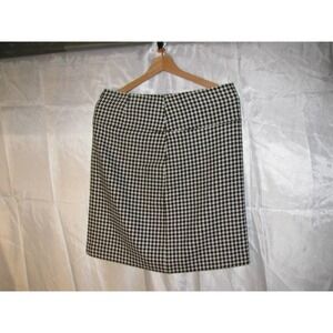 Talbots Houndstooth Wool Mini skirt, Sz small, fully lined,
